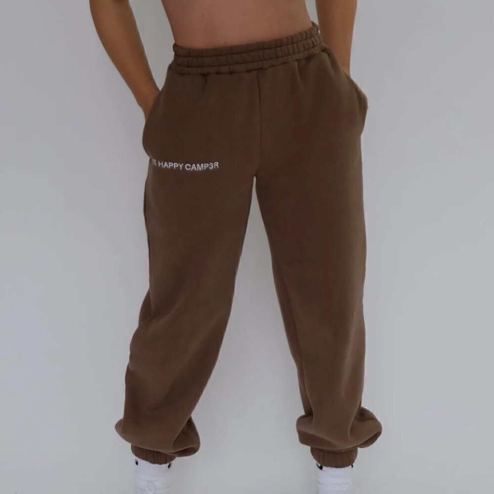 The Happy Camp3r Cloud Sweatpants in Mocha Sz XL
